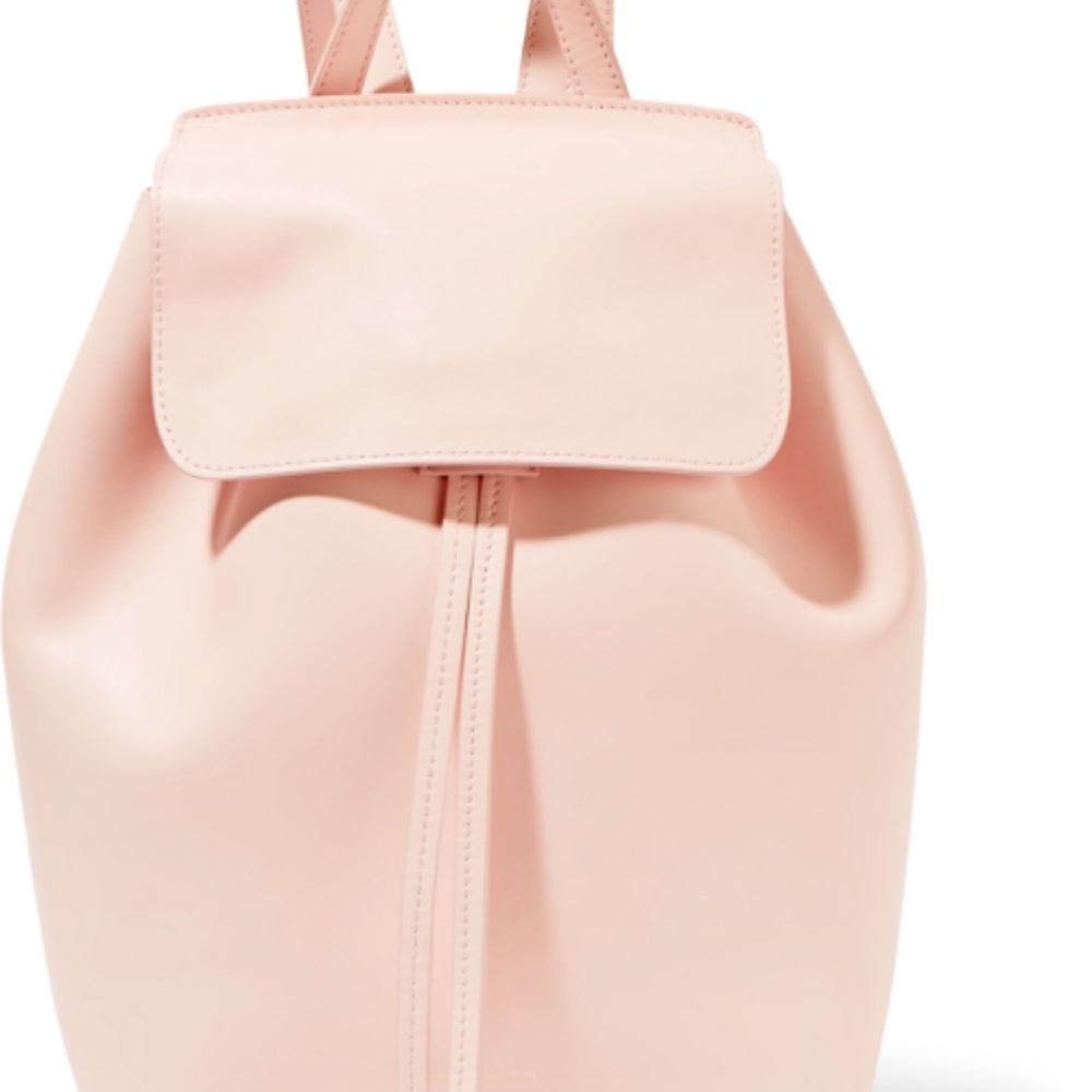 Mansur gavriel Rosa saffiano leather backpack
